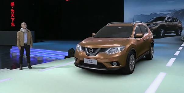 尼桑新俊汽車發布會增強現實應用