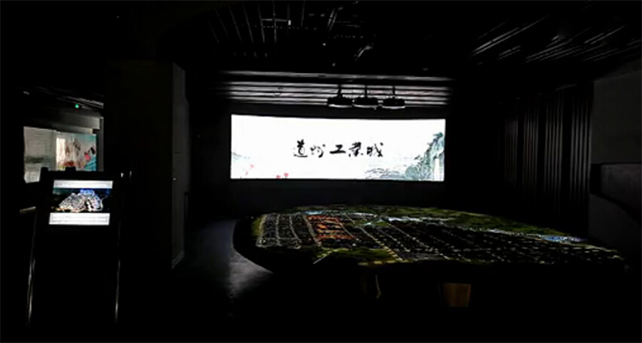 圖1：道州工業(yè)城電子沙盤(pán)