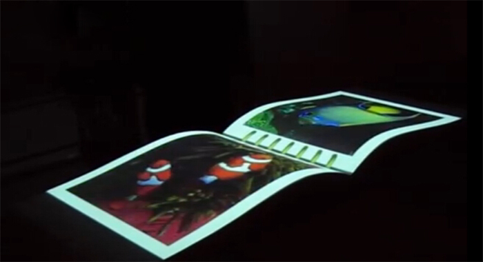 圖2：海底世界電子翻書系統