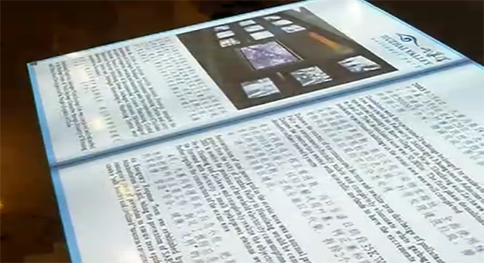 圖1：互動(dòng)虛擬翻書展示