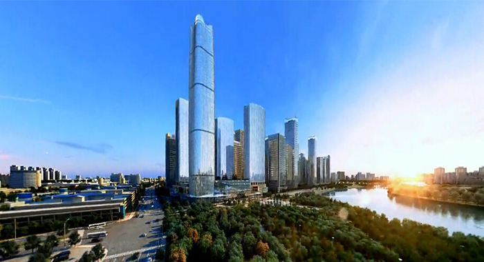 義烏世貿(mào)中心建筑漫游動(dòng)畫2