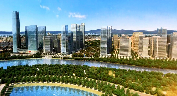 義烏世貿(mào)中心建筑漫游動(dòng)畫1